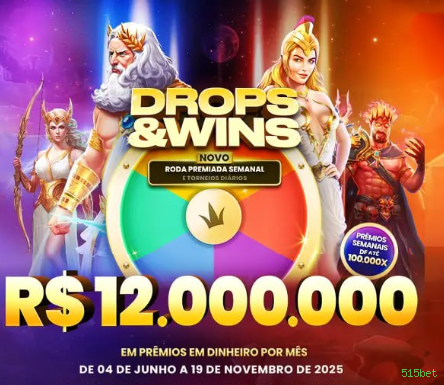 Slots online da 515bet com jackpots progressivos